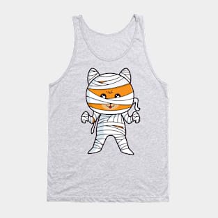 Cute Egyptian Mummified Cat Tank Top